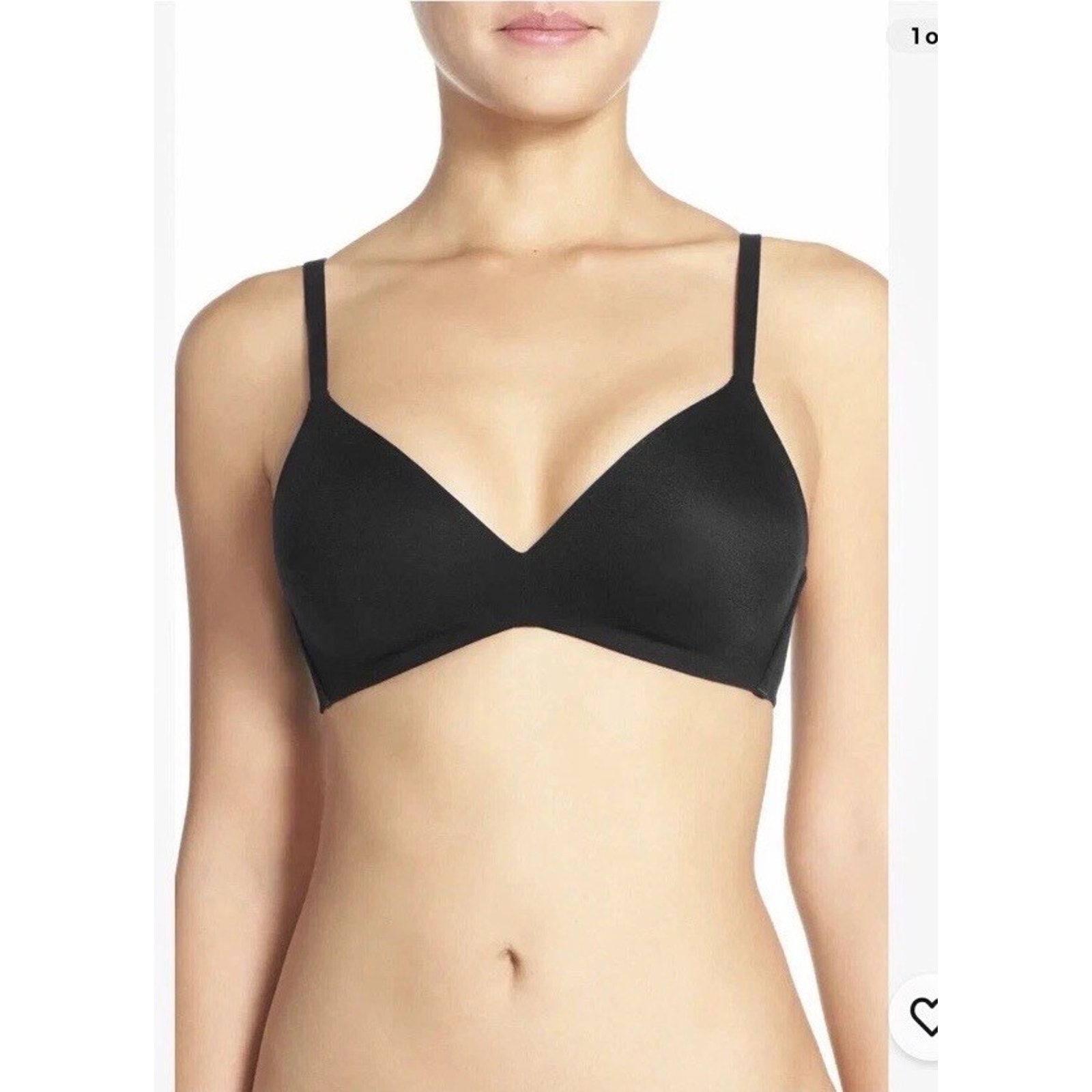 Wacoal 852189 How Perfect Wire Free T-Shirt Bra Black 36b New